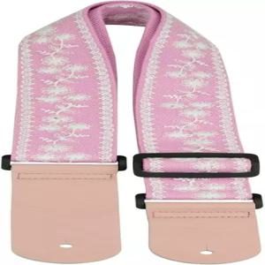 올제드림 기타 스트랩 정품 가죽 엔드 레이스 퀸 오리지널 디자인(레이스 핑크)