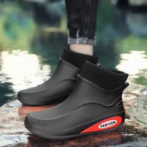 벨벳 작업 털장화 농사 Y062 기모 장화 텃밭