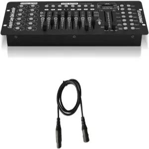 XPCLEOYZ 192 DMX 512 스테이지 DJ 라이트 컨트롤러 조명 파티 펍 나이트 클럽 KTV 무빙 헤드 (192DMX)