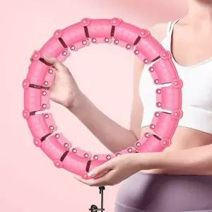 홈트 스마트 프리미엄 훌라후프 21노트(105cm) 마사지 지압 홈트레이닝 실내운동 운동