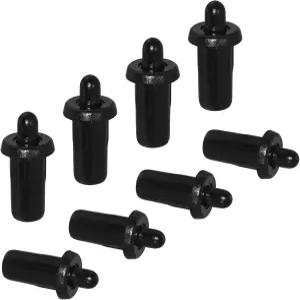 Aifier ET 8피스 캐비닛 도어 수리 핀 댐퍼 교체 블라인드 스프링 적재 가구 피팅 부품 블랙