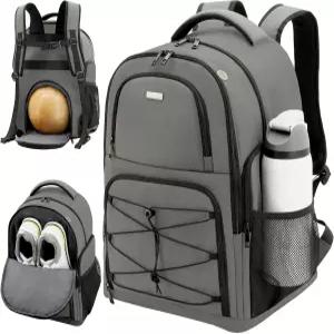 신발장이 있는 볼링공 백팩 남녀용 싱글 볼백 보호 볼 홀더 및 통풍 신발 보관함 리그 캐주얼 보울러용