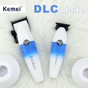 남성용 전문 헤어 클리퍼 키트 DLC 블레이드와 베이스 충전기 포함 이발기 샵 KEMEI KM-1689