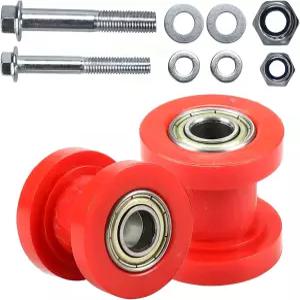 모터사이클 미니 자전거용 모터코다 8mm 및 10mm 체인 롤러 풀리 텐셔너 휠 가이드 Atv 125cc 140cc 160cc