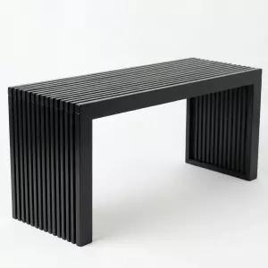 대나무 내추럴 36인치 나무 벤치 입구용 작은 거실 및 식당 주방 침실 욕실 복도 현관문 실내 실외 파티오