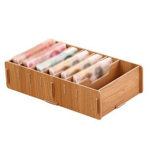 명함정리함 칸막이 쿠폰보관함 블랙 전시 12그리드 분류 정리대 회사 데스크 거치대 진열대