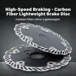 고성능 초경량 카본 파이버 플로팅 브레이크 로터 140/160mm 센터락 MTB 산악 자전거용