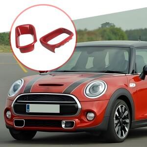 2개 자동차 범퍼 커버 전면 에어 덕트 프레임 51117337810 BMW 호환 미니 F55 F56 F57 S 14-21용 외부 그릴