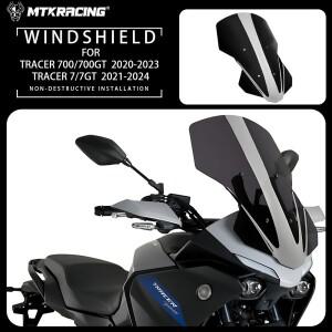 YAMAHA TRACER 700 700/GT 2020-2023 7/ GT 바이크 오토바이 윈드 실드 스크린 에어 디플렉터 액세서리
