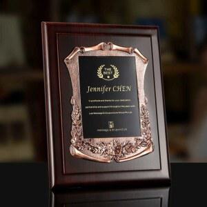 60대 승진 선물 원목 플레이트 제작 승진기념패 감사패 상패60대 정년퇴직기념패 호두나무