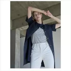 [올리비아로렌] HC04 숏 슬리브 배색 자켓 VOPFU5M3411 (46770830)