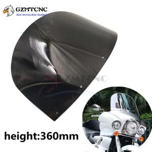 360MM 윈드 스크린 실드 디플렉터 투어링 VN1700 Kawasaki Vulcan Voyager Vaquero 2009-2017