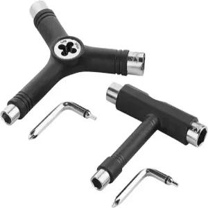 스케이트보드 롱보드 미니 크루저 스쿠터용 다기능 휴대용 스케이트 도구 2종 세트 T툴 Y툴