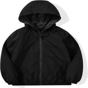 조이슨 키드 보이즈 레인 재킷 경량 방수 윈드브레이커 통기성 아우터 후드 포함 레인코트