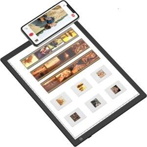 카메라 슬라이더 촬영 초박형 필름 네거티브 구동 스캔을 아티스트 USB A4 무빙 스캐너 박스 선물 크리스마스 스케치 뷰어 광 슬라이드 트랙 사진 그리기 위한 및 라이트