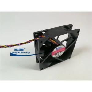 Pa 5PCS AVC DL08025R12U 8025 80MM 80*80*25MM 냉각 팬 컴퓨터 CPU 케이스 12V 0.7A 4핀 PWM 포함