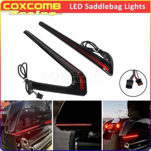 할리 소프테일 M8 로우 라이더 ST FXLRST 슈퍼 글라이드 FLSB용 바이크 오토바이 리어 새들백 트레이서 방