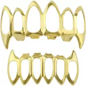 Psivika 오픈 페이스 그릴 6 치아 상하 세트 힙합