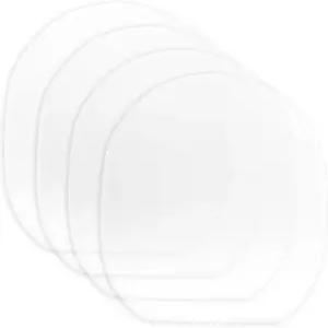 준패밀리 4개 투명 탁구 라켓 접착 보호 필름 고무 커버 액세서리