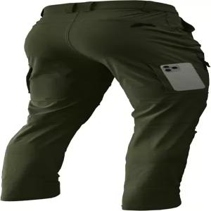 FFEATIANDY 남성 경량 하이킹 바지 퀵 드라이 방수 스트레치 여행 낚시 캠핑 작업 카고 지퍼 포켓
