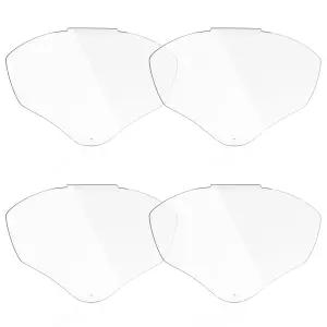 4개의 S8555 페이스 쉴드 교체 렌즈 Honeywell/Uvex S8500/S8510 쉴드용 김서림 방지 핏 보호 안전 바이저