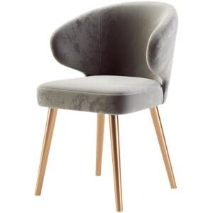 화장대 등받이 의자 메이크업 골드 스툴 벨벳 체어