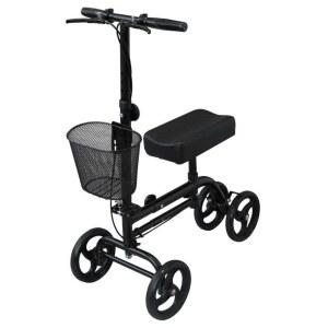 무릎 목발 보행기 장치 블랙 고령자 부상 기본모델 워커 보행 핸즈프리 장 골절