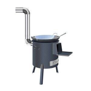 드럼통 화목난로 야외 구이 화롯대 마당화로 35cm 화목 불멍 난로 43cm