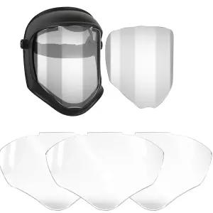 S8555용 3Pcs 페이스 쉴드 교체 렌즈 하니웰/유벡스 S8500/S8510 쉴드3PCS용 김서림 방지 풀 마스크