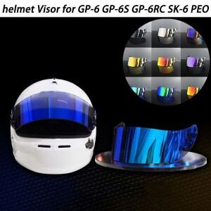 바이크 오토바이 헬멧 바이저 GP-6 SK-6 PEO 교체 렌즈 쉴드 윈드쉴드 글래스 고글 아라이용