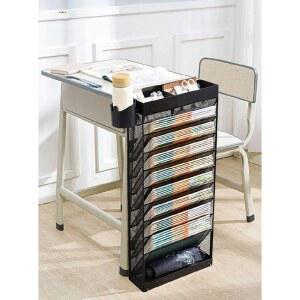 책상 사이드 수납 리모컨 철제 테스크탑 바구니 책상걸이 회사 매거진 서랍장 정리함 선반