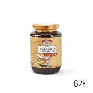 수리 칠리 페이스트 위드 소야 빈 오일 454g X 6개 태국식자재 볶음소스 액상소스 음식점 태국식당 감칠맛