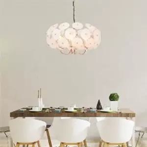 쏠레이 6등 팬던트 골드 E17 LED 에디슨 촛대구 램프 식탁등 주방 카페 사무실 매장 인테리어 조명