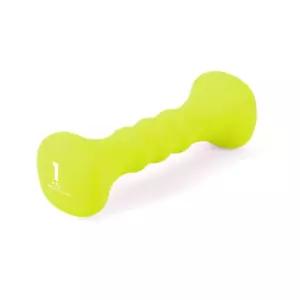 아이워너 네오프렌 사각 아령 1kg 라임 덤벨 홈트 운동기구