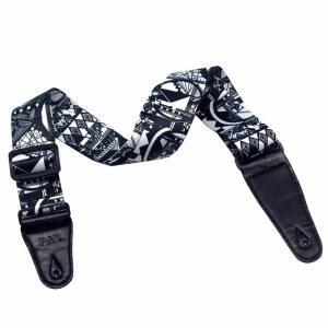 기타스트랩 통기타 베이스 패치 기타 부품 나비 베이스기타 가죽 장식 보라 푹 고양이