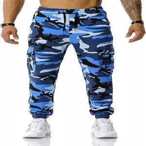AGCOAH 남성 위장 스웨트 트레일크레스트 팬츠 전술 의류 카고 스포츠 스타일