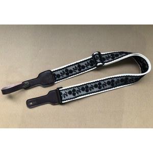 기타스트랩 기타 스트랩 전통 크로스 유령 해골 두꺼운 베이스기타 핑크 베이스 폴리