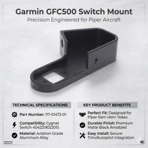 Garmin Marine용 스위치 마운트 교체 117-01472-01 파이퍼 램 혼  시그넷  OEM 스타일 브래킷 UPC 40422902