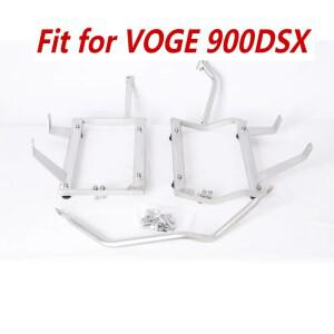 VOGE 900DSX용 바이크 오토바이 사이드 박스 랙 - 스테인리스 스틸  탄소강 장착 브래킷, 배기 파이프 노출