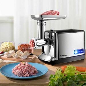 가정용 양념 분쇄기 고기 제분기 흰색 고추가루 별빛 가는 기계 1 제품 스텐 쵸퍼 전동