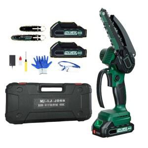 6인치 효자 더블컷 체인톱 전기톱 가위 벌목 세트 그린 전동톱 울트라