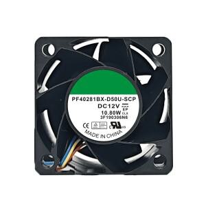 냉각 팬 PF40281BX-D50U-SCP DC 12V 0.9A 10.8W 4CM 4028 40*40*28MM 4선 PWM