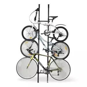 [원이안전] 보관대 거치대 3단 38파이 블랙 자전거 자전거 행거  (본품)