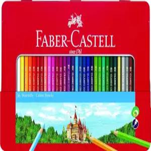 패버카스텔 클래식 색연필 주석 세트 견고한 금속 케이스에 담긴 36가지 생생한 색상 프리미엄 미술 제품