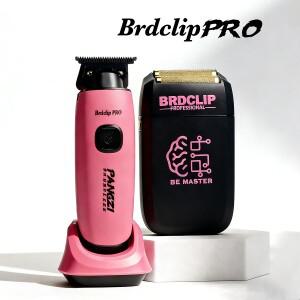 전문가용 BRDCLIP 브러시리스 모터 헤어 클리퍼 8000RPM 전기 트리머 충전식 면도기 플로팅 듀얼 블레이드