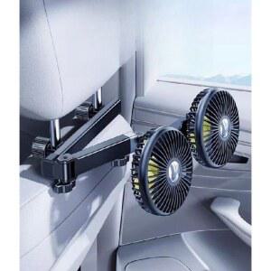 뒷 선풍기 듀얼 써큘레이터 차량용 레스트 카시트선풍기 무선