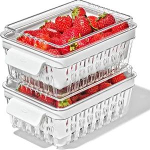 OXO 굿 그립 농산물 세이버 - 베리 키퍼 2종 세트