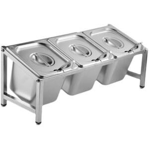 스텐 반찬통 밧드 뷔페 토핑 스테인레스 사각 가정용 업소용 사각통 양념통