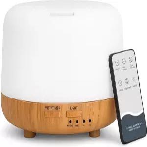 리모컨이 있는 스플릿스키 아로마테라피 에센셜 오일 홈 디퓨저 300ML 대형 객실 쿨 미스트 공기 8시간