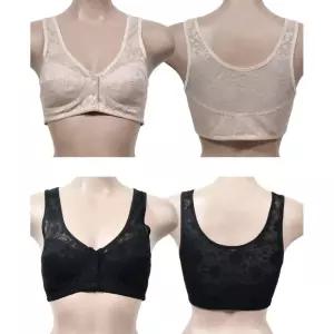 어머니 사계절 앞단추 깔끔한속옷 러닝형브라 할머니